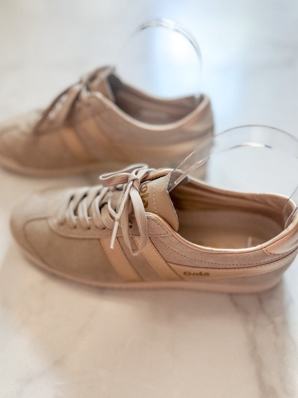 Gola Bullet Pearl Women's Sneakers in Bone, Size 7.5 - Picture 7 of 12